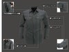 1205 長袖シャツ BURTLE バートル 秋冬作業服 作業着S～5L ポリエステル65％・綿35％ 日本製ソフトツイル