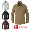 5205 長袖シャツ BURTLE バートル 秋冬作業服 作業着M～4L 綿100％ 日本製綿100％ヴィンテージサテン
