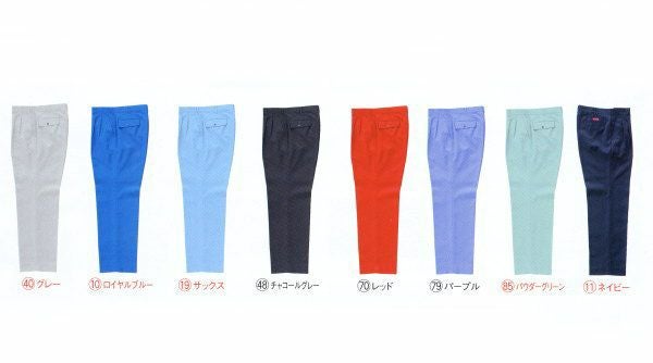 31518 スラックス（ツータック） kurodaruma クロダルマ 秋冬作業服 作業着 70～120ｃｍ ポリエステル80％・綿20％ 交織ツイル