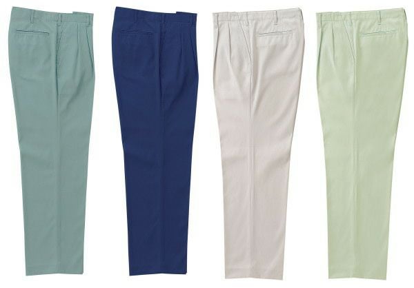 2801 スラックス（ツータック） kurodaruma クロダルマ 秋冬 作業服 作業着 70～120ｃｍ 綿52％・ポリエステル48％ 二重織ツイル