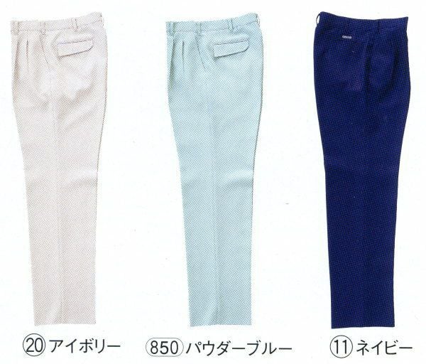 31517 スラックス（ツータック） kurodaruma クロダルマ 秋冬 作業服 作業着 防汚加工 70～120ｃｍ ポリエステル90％・綿10％ 裏綿