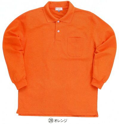 25441 秋冬用長袖ポロシャツ（脇スリット） kurodaruma クロダルマ Tシャツ・ニット S～5L ポリエステル50％・綿50％ 鹿の子