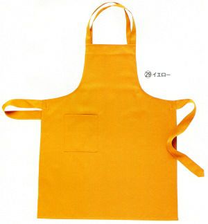 47220 エプロン kurodaruma クロダルマ エプロン フリー ポリエステル90％・綿10％ 交織ツイル