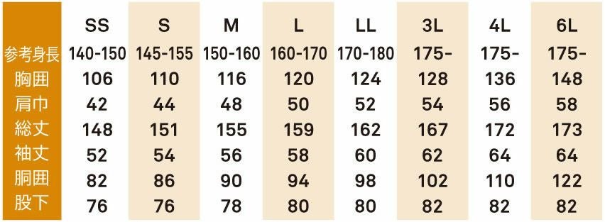 9900 続服 桑和 SOWA つなぎ服・オーバーオール・ツナギ SS～6L ポリエステル80％・綿20％