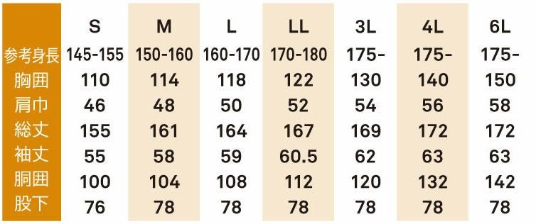 9700 続服 桑和 SOWA つなぎ服・オーバーオール・ツナギ S～6L ポリエステル100％ ヘリンボーン