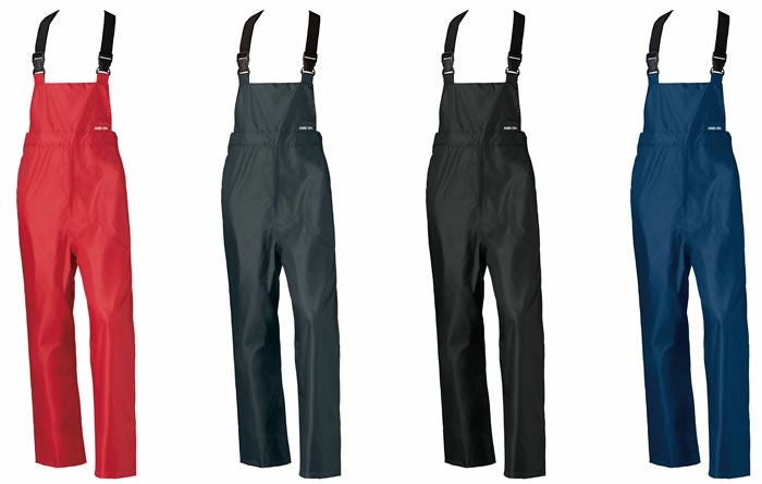 47414 レインサロペット kurodaruma クロダルマ 作業服 作業着 S～O ポリエステル100％ リップストップ210T・PUコーティング