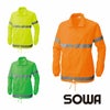 3916 反射テープ付きイベントコート 桑和 SOWA サービスユニフォーム F～XL ポリエステル100％