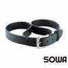 10080 合皮ベルト 桑和 SOWA 作業ベルト 長さ120ｃｍ（フリーサイズ） 合皮