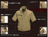 6082 半袖ジャケット（ユニセックス） BURTLE バートル 制電 春夏作業服 作業着 SS～5L ポリエステル65％・綿35％ 日本製ライトチノ
