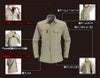 1303 長袖シャツ BURTLE バートル 春夏作業服 作業着 S～5L 綿100％ 日本製ライトチノ