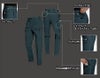 8026 ワンタックカーゴパンツ BURTLE バートル 春夏作業服 作業着 70～125 綿100％ 日本製ライトチノ