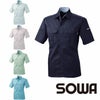 417 VA417 半袖シャツ 桑和 SOWA vivasowa 春夏作業服 作業着 S～6L ポリエステル65％・綿35％ エコT/Cソフトライトツイル