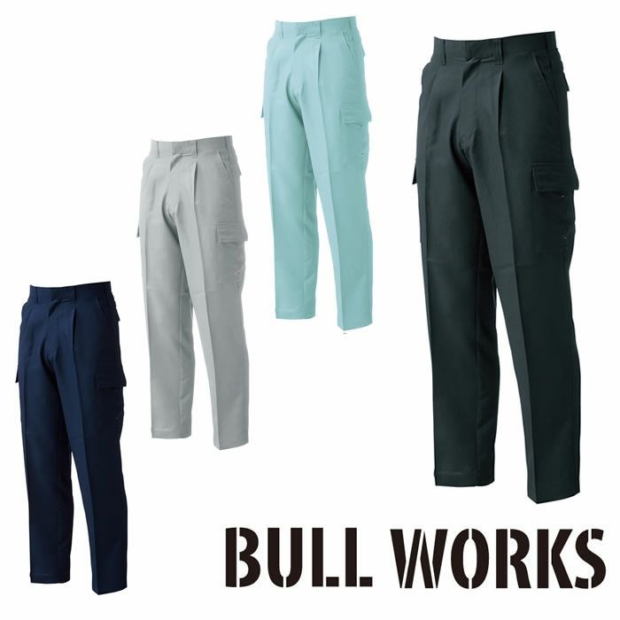 118 ワンタックカーゴパンツ 桑和 SOWA 春夏作業服 作業着 73～120 ポリエステル100％