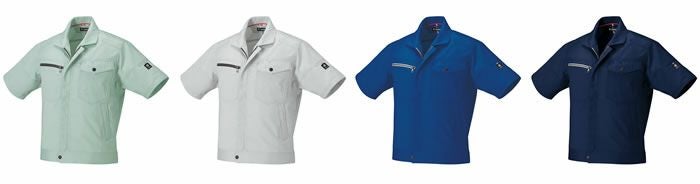 266711 半袖ジャンパー kurodaruma クロダルマ 春夏作業服 作業着 SS～6L ポリエステル100％ ドビーストレッチ