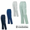 316711 レディーススラックス（ノータック）（脇シャーリング）（裏地付） kurodaruma クロダルマ 春夏作業服 作業着 SS～5L ポリエステル100％ ドビーストレッチ