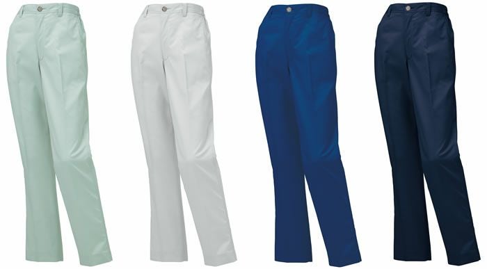 316711 レディーススラックス（ノータック）（脇シャーリング）（裏地付） kurodaruma クロダルマ 春夏作業服 作業着 SS～5L ポリエステル100％ ドビーストレッチ