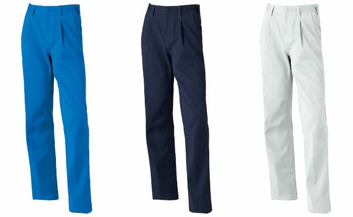 31665 スラックス（ワンタック） kurodaruma クロダルマ 春夏作業服 作業着 70～120ｃｍ ポリエステル100％ ドビー