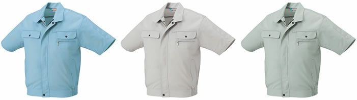 260931 半袖ジャンパー kurodaruma クロダルマ 春夏作業服 作業着 S～5L 綿55％・ポリエステル45％ ポーラ