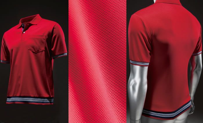 26451 半袖ポロシャツ（リブ付） kurodaruma クロダルマ Tシャツ・ニット SS～5L ポリエステル100％ ハニカム