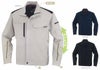 90012 K9001 KANSAI長袖ブルゾン DAIRIKI KansaiUniform 秋冬 作業服 作業着 S～6L ポリエステル100％ ストレッチギャバ