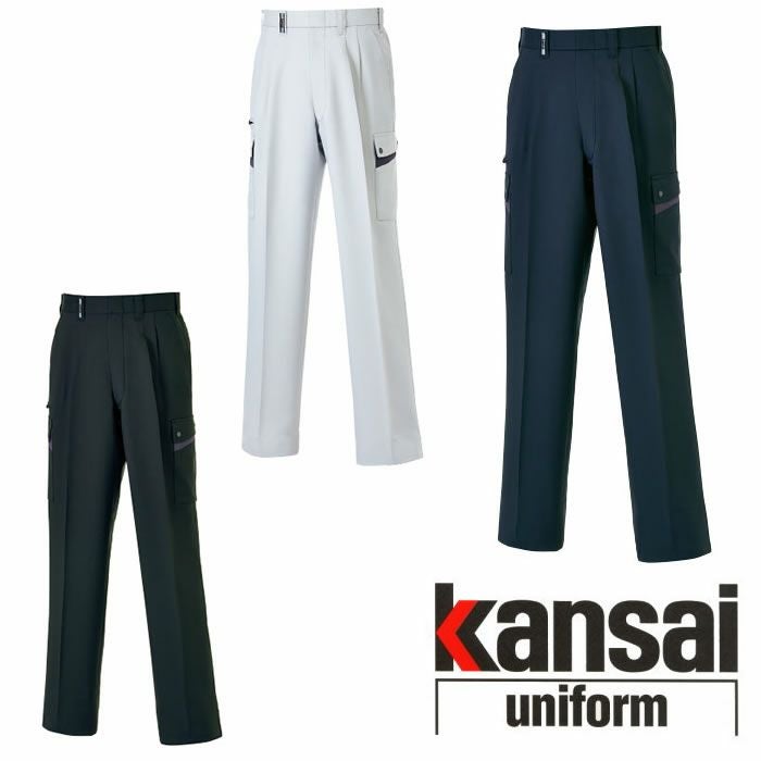 60056 K6005 KANSAIカーゴパンツ DAIRIKI KansaiUniform 秋冬 作業服 作業着 70～120cm ポリエステル100％ ストレッチギャバ
