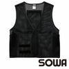 80036 メッシュベスト 桑和 SOWA 猛暑・酷暑対策 熱中症対策 F～XL ポリエステル100％
