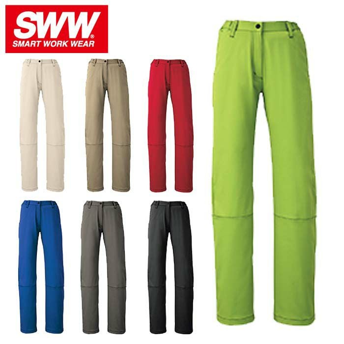 SW102 レディースギアパンツ ビッグボーン 秋冬作業服 作業着 S～5L