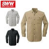SW515 メンズ・レディース兼用ウェスタンシャツ ビッグボーン 春夏作業服 作業着 SS～5L ポリエステル100％