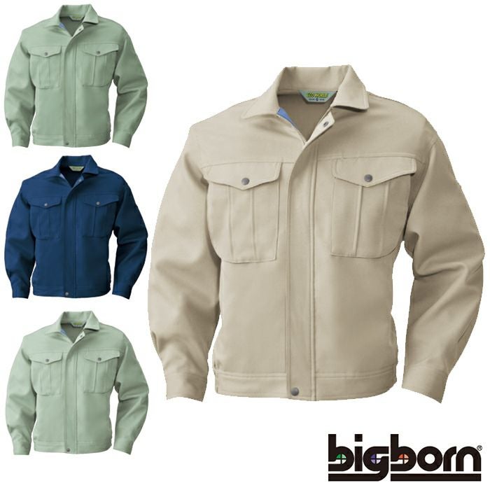 1646 ジャケット ビッグボーン 秋冬作業服 作業着 S-5L ポリエステル90％・綿10％（再生ポリエステル70% 使用） エコ裏綿ツイル