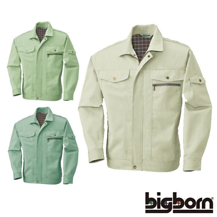 2856 ジャケット ビッグボーン 秋冬作業服 作業着 M-5L ポリエステル65％・綿35％ （再生ポリエステル65％使用）エコソフトツイル