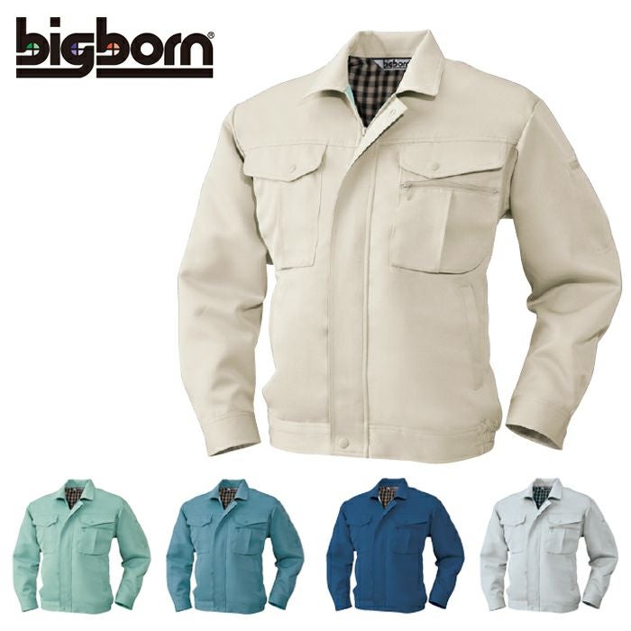 836 ジャケット ビッグボーン 秋冬作業服 作業着 S-5L ポリエステル100％ ストレッチツイル