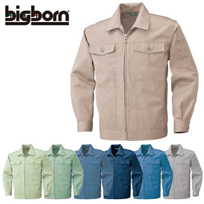 806 ジャケット（ファスナー式） ビッグボーン 秋冬作業服 作業着 S-6L ポリエステル65％・綿35％ ソフトツイル