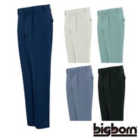 BM141 ツータックパンツ ビッグボーン 秋冬作業服 作業着 70-120 ポリエステル90%・綿10% 裏綿ツイル