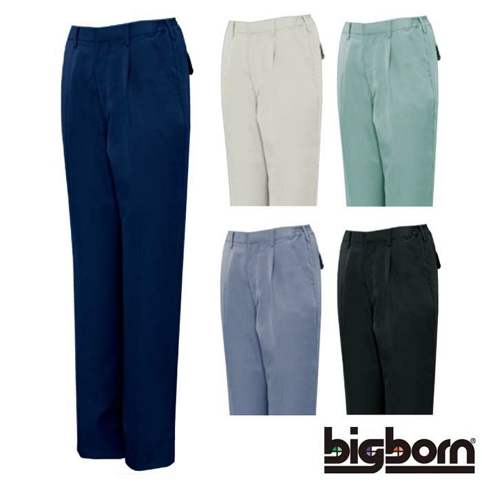 BM141 ツータックパンツ ビッグボーン 秋冬作業服 作業着 70-120cm