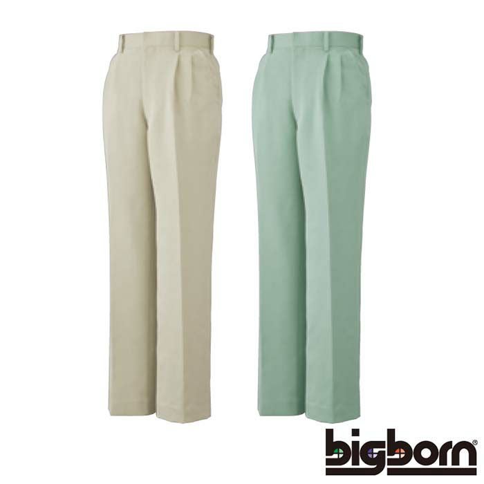 1291 ツータックパンツ ビッグボーン 秋冬作業服 作業着 70-120 ポリエステル100％ ファインツイル