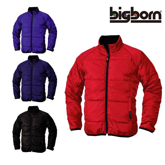 8318 軽量防寒ジャケット ビッグボーン 防寒着 防寒ウェア SS-5L ポリエステル100％ 裏地：ポリエステルタフタ+中綿