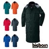8389 スーパーロングコート ビッグボーン 秋冬作業服 作業着 S-5L ポリエステル100％ 裏地：メッシュ+アルミ+高機能綿（40g）キルト加工 マイクロタフタ
