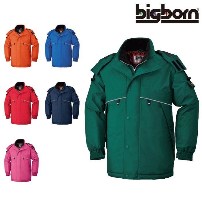 BM785 コート ビッグボーン 防寒着 防寒服 SS-6L ナイロン100％ ナイロンタフタPUコーティング