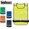257 多目的反射ベスト（差し込み型） ビッグボーン 秋冬作業服 作業着 F反射材・透明シート: 塩化ビニールポリエステル100％