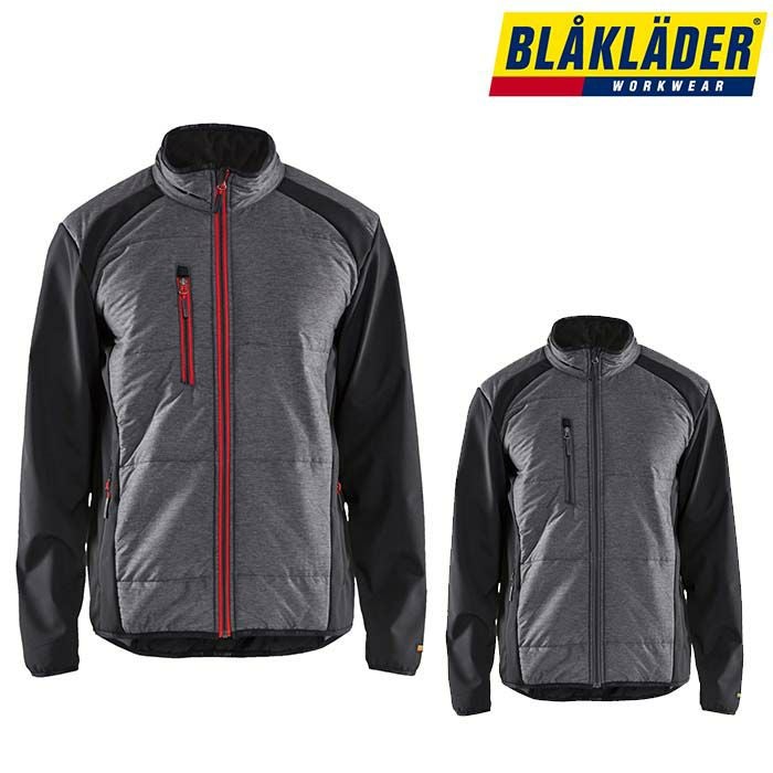 4929-1911 HYBRID JACKET ビッグボーン BLAKLADER 秋冬作業服 作業着 XS-4XL ナイロン72％・ポリエステル28％ ライトスラブ