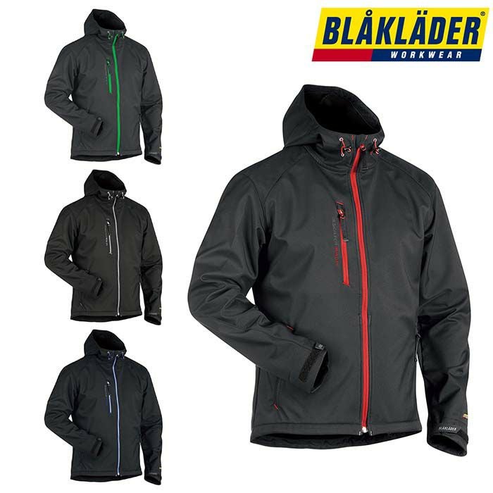 4949-2517 PRO SOFTSHELL JACKET ビッグボーン BLAKLADER 秋冬作業服 作業着 XS-4XL ポリエステル100％　3層ソフトシェルストレッチ