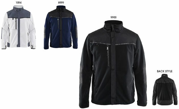 8225-2524 WINDPROOF FLEECE JACKET ビッグボーン BLAKLADER 秋冬 作業服 作業着 防寒着 防寒ウェア XS-3XL ポリエステル100% フリースニットラミネート