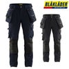 1998-1644 CRAFTSMAN TROUSER 4-WAY STRETCH X1900 ビッグボーン BLAKLADER 秋冬作業服 作業着 C44-C60 ナイロン93％・ポリウレタン7％ 4WAYストレッチドビー