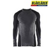4897-1732 UNDERWEAR TOP WARM 100％ MERINO ビッグボーン BLAKLADER インナー コンプレッション S-L メリノウール100％