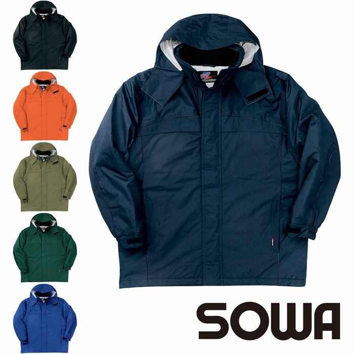 2806 防水防寒コート 桑和 SOWA 防寒着 防寒ウェア M～6L ポリエステル100％