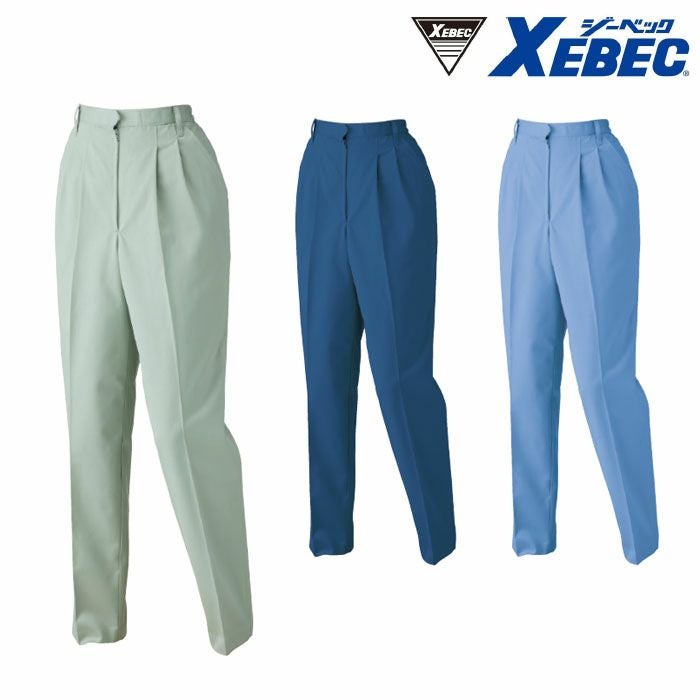 3104 レディススラックス XEBEC ジーベック 秋冬作業服 作業着 7号～17
