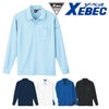 6015 静電長袖ポロシャツ XEBEC ジーベック 秋冬作業服 作業着 SS～5L ポリエステル100% ワッフル