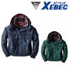 572 防水防寒ブルゾン XEBEC ジーベック 秋冬作業服 防寒着 M～5L （表）ポリエステル100％（再生ポリエステル60％）　（裏）ポリエステル100％　（中綿）ポリエステル100％ ツイル