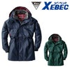 571 防水防寒コート XEBEC ジーベック 秋冬作業服 防寒着 M～5L （表）ポリエステル100％（再生ポリエステル60％）　（裏）ポリエステル100％　（中綿）ポリエステル100％ ツイル
