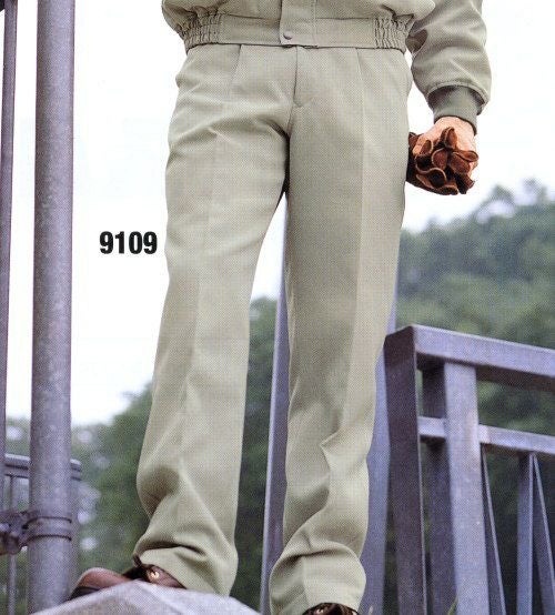 9109 ワンタック脇ゴム入り防寒パンツ 桑和 SOWA 防寒着 防寒ウェア M～4L ポリエステル100％